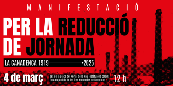 UGT Informa #03/2025 – Manifestació per la reducció de la jornada laboral